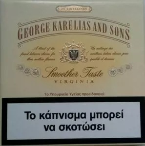 George Karelias And Sons Smoother Taste Sigara