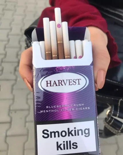 Harvest Blueberry Crush Superslim Sigara